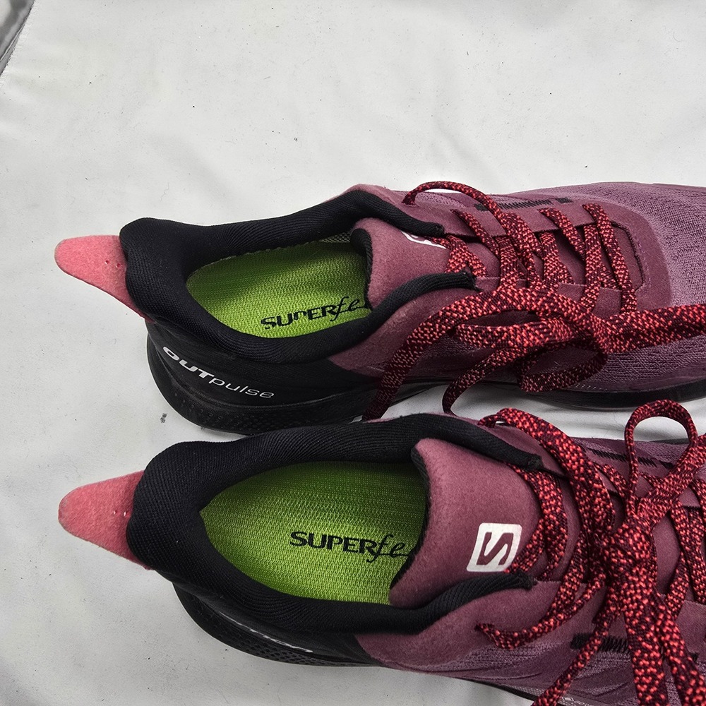 Salomon Outpulse Gore Tex Womens Trail Running Hiking Shoes Purple Size 7.5 - Picture 8 of 10